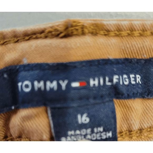 Tommy Hilfiger Ankle Zip Chino Pants Mid Rise [Brown] - Picture 4 of 5